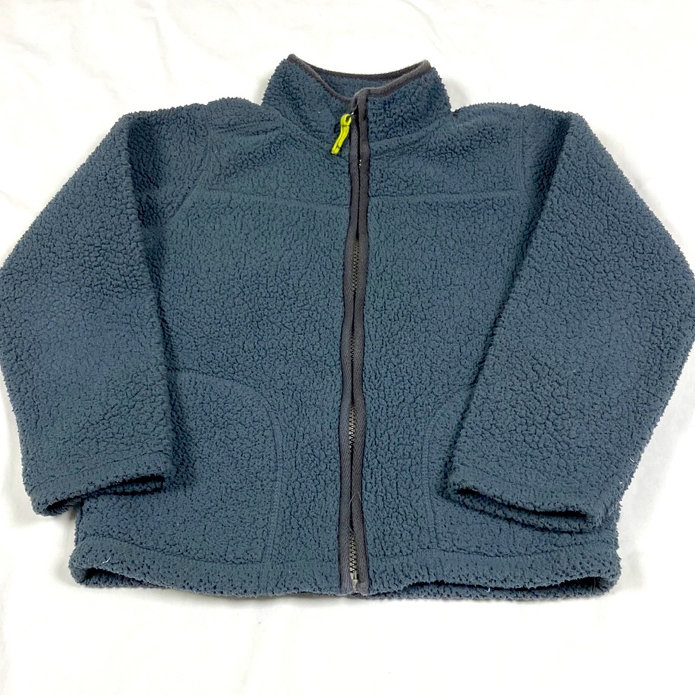 Carter’s boys gray zip up fleece size 7
